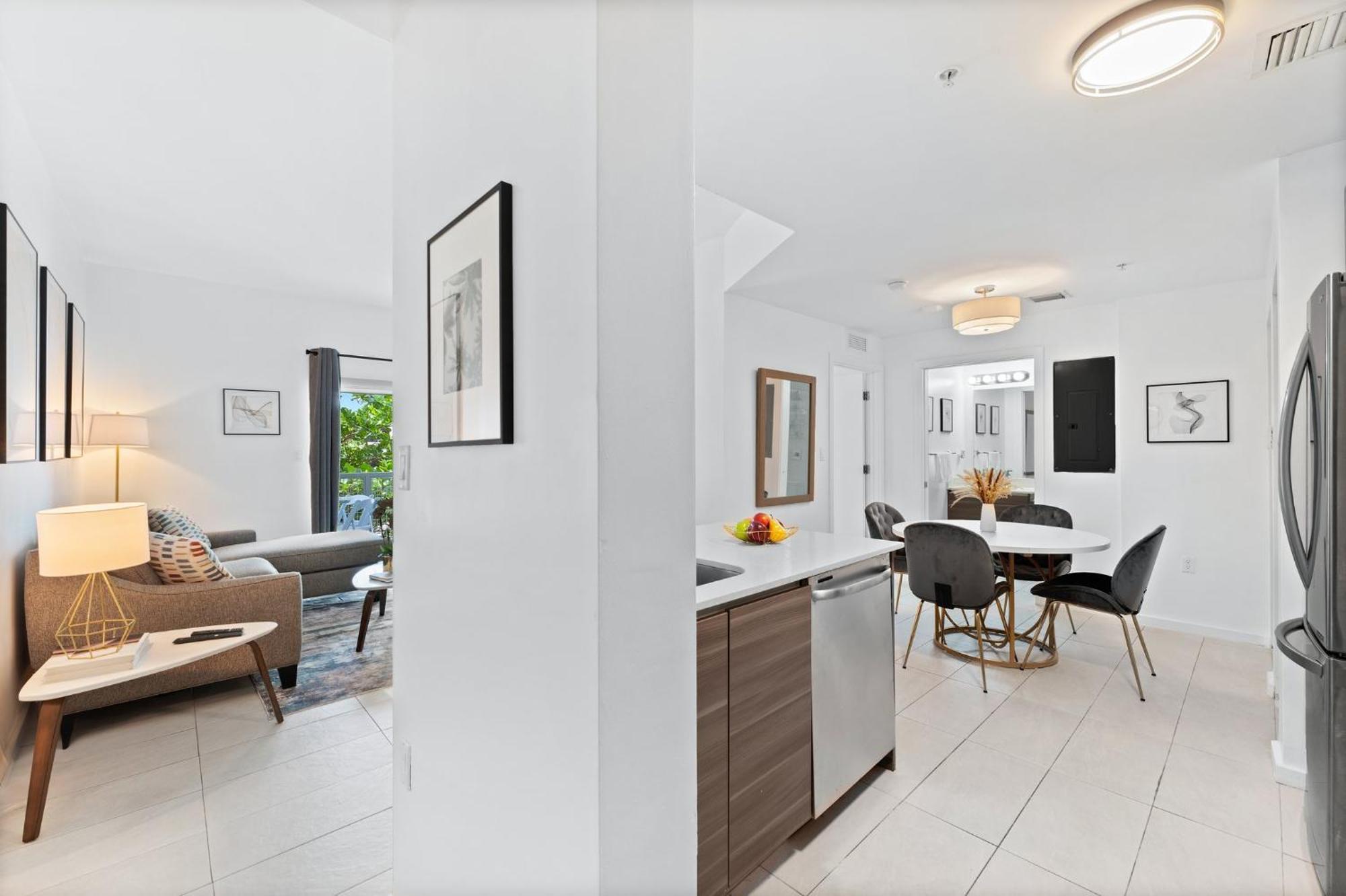 Modern Apartment In Edgewater Miami Kamer foto
