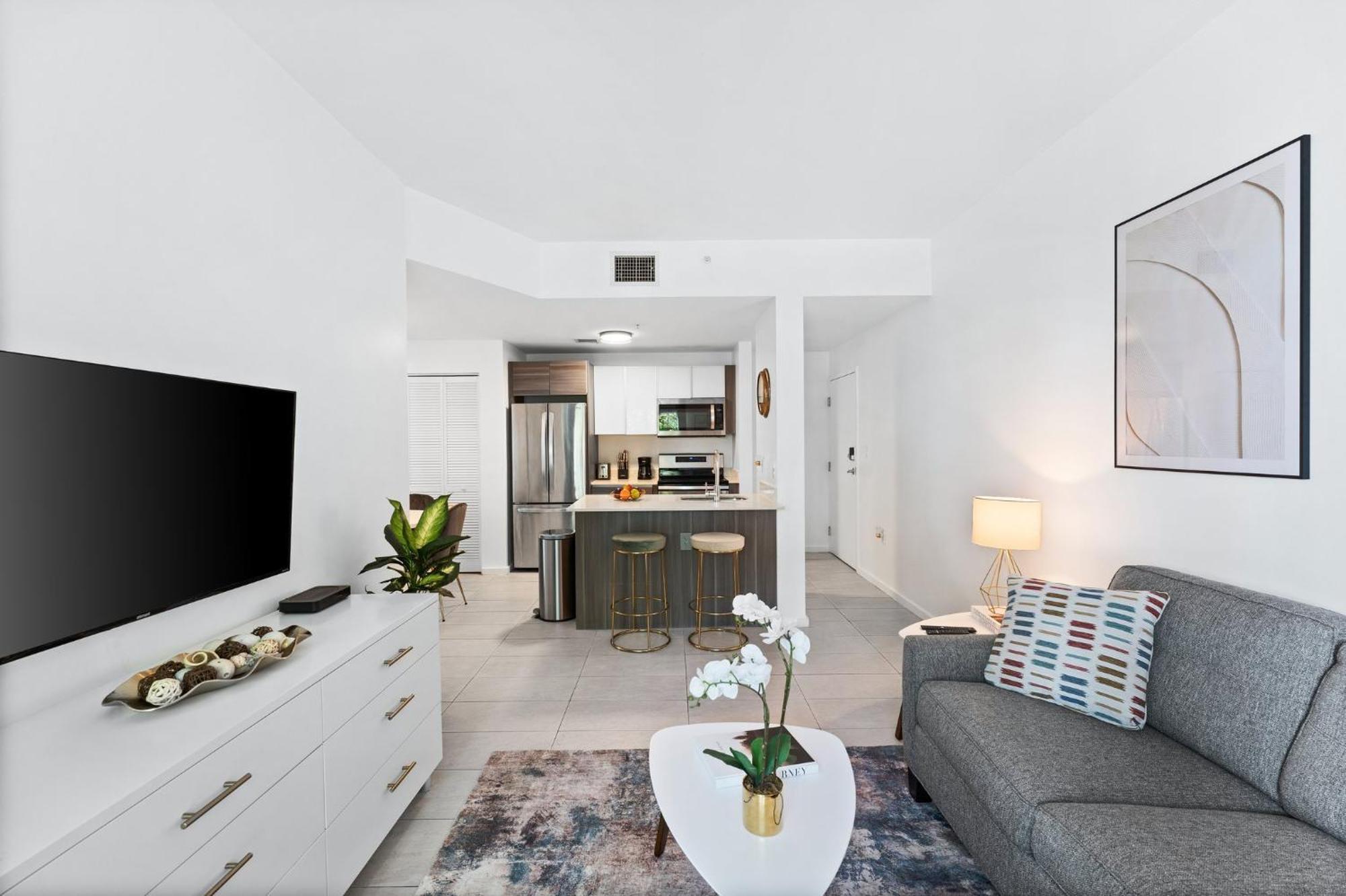 Modern Apartment In Edgewater Miami Kamer foto